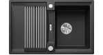 BLANCO ADIRA 45 S Silgranit antracyt odwracalny, korek auto., InFino, mata stalowa składana