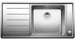 BLANCO ANDANO XL 6 S-IF stal polerowana prawa, korek auto., InFino, odsączarka stalowa