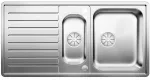 BLANCO CLASSIC Pro 6 S-IF stal polerowana odwracalny, korek auto., InFino, odsączarka stalowa