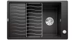 BLANCO ELON XL 6 S-F Silgranit czarny odwracalny, korek auto., InFino, kratka ociekowa
