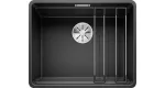 BLANCO ETAGON 500-F Silgranit czarny, InFino, szyny