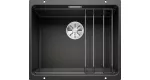 BLANCO ETAGON 500-U Silgranit czarny, InFino, szyny