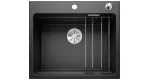BLANCO ETAGON 6 Silgranit czarny,  korek auto., InFino, szyny