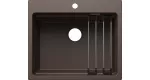 BLANCO ETAGON 6 Silgranit kawowy, bez armatury, szyny