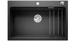 BLANCO ETAGON 8 Silgranit czarny, korek auto., InFino, szyny