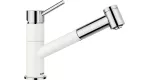 BLANCO KANO-S Vario Silgranit-Look biały/chrom