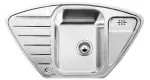 BLANCO LANTOS 9 E-IF stal szczotkowana narożny, korek auto.