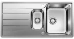 BLANCO LEMIS 6 S-IF stal szczotkowana, odwracalny, korek auto.