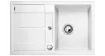 BLANCO METRA 45 S Silgranit biały odwracalny, korek auto.