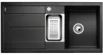 BLANCO METRA 6 S-F Silgranit antracyt odwracalny, korek auto., odsączarka stalowa
