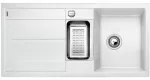 BLANCO METRA 6 S-F Silgranit biały odwracalny, korek auto., odsączarka stalowa
