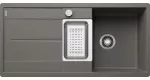 BLANCO METRA 6 S-F Silgranit wulkaniczny szary odwracalny, korek auto., odsączarka stalowa