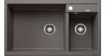 BLANCO METRA 9 Silgranit wulkaniczny szary lewa