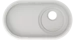 BLANCO OOVALON 700-U Velgranit cloud white, bez armatury