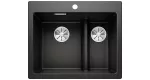 BLANCO PLEON 6 Split Silgranit czarny, lewa, InFino