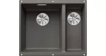 BLANCO SUBLINE 340/160-U Silgranit wulkaniczny szary lewa, InFino