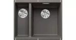 BLANCO SUBLINE 340/160-U Silgranit wulkaniczny szary prawa, InFino