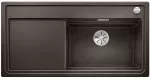 BLANCO ZENAR XL 6 S SteamerPlus Silgranit kawowy prawa, korek auto., InFino, deska jesionowa, GN1/2, GN1/3