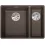 BLANCO SUBLINE 340/160-F Silgranit kawowy lewa, InFino