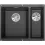 BLANCO SUBLINE 340/160-U Silgranit antracyt lewa, InFino