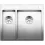 BLANCO CLARON 340/180-IF/A stal polerowana prawa, korek auto., InFino, PushControl