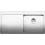 BLANCO CLARON 5 S-IF stal polerowana prawa, korek auto., InFino, PushControl