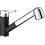 BLANCO WEGA-S II Silgranit-Look czarny/chrom