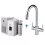 InSinkErator Komplet HOT Bateria 4W1J chrom + chłodziarka, zbiornik i filtr