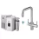 InSinkErator Komplet HOT Bateria 4W1U stal szczotkowana + chłodziarka, zbiornik i filtr