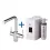 InSinkErator Zestaw HOT Bateria 4W1L chrom + zbiornik i filtr