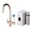 InSinkErator Zestaw HOT Bateria H3W1J różowe złoto + zbiornik i filtr