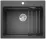 BLANCO ETAGON 6 Silgranit antracyt, InFino, szyny