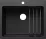 BLANCO ETAGON 6 Silgranit czarny, bez armatury, szyny