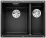 BLANCO SUBLINE 340/160-U Silgranit czarny, lewa, InFino