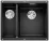 BLANCO SUBLINE 340/160-U Silgranit czarny, prawa, InFino