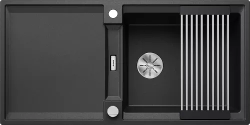 BLANCO ADIRA XL 6 S-F Silgranit antracyt odwracalny, korek auto., InFino, mata stalowa składana