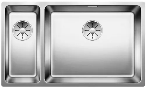 BLANCO ANDANO 500/180-U stal polerowana prawa, InFino