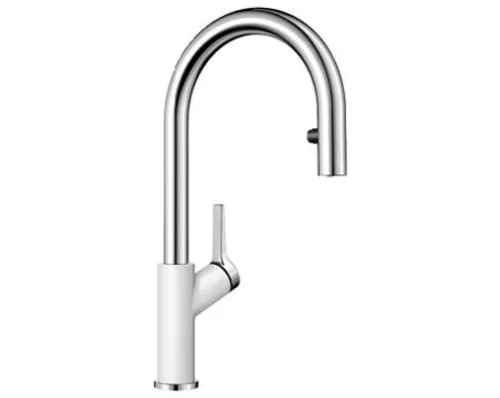 BLANCO CARENA-S Vario Silgranit-Look biały/chrom