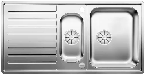 BLANCO CLASSIC Pro 6 S-IF stal polerowana odwracalny, korek auto., InFino, odsączarka stalowa