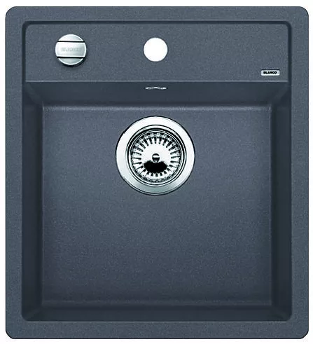 BLANCO DALAGO 45-F Silgranit szarość skały, korek auto.