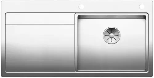 BLANCO DIVON II 5 S-IF stal polerowana prawa, korek auto., InFino