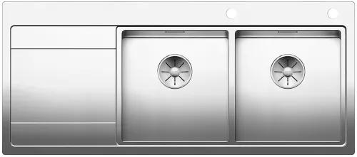 BLANCO DIVON II 8 S-IF stal polerowana prawa, korek auto., InFino