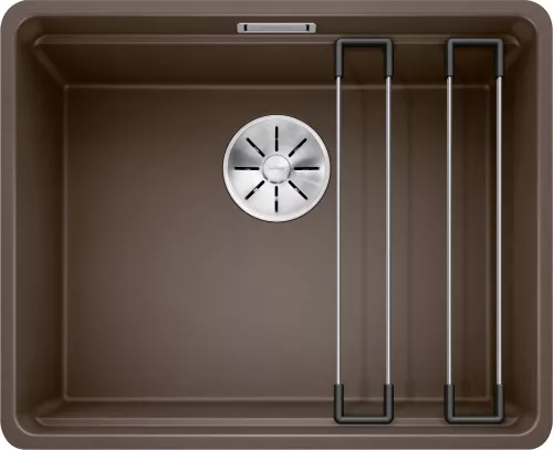 BLANCO ETAGON 500-F Silgranit kawowy, InFino, szyny