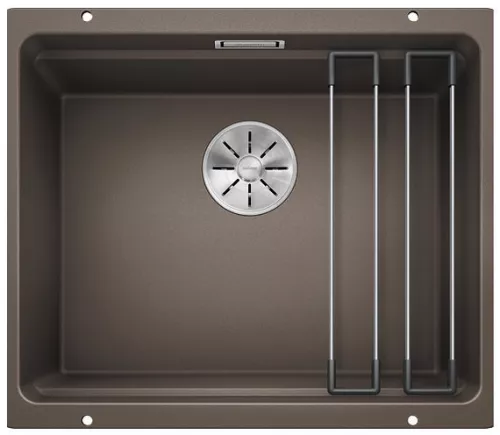 BLANCO ETAGON 500-U Silgranit kawowy, InFino, szyny