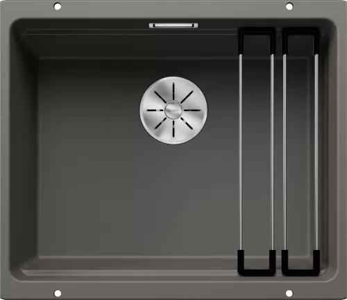 BLANCO ETAGON 500-U Silgranit wulkaniczny szary, InFino, szyny