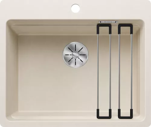 BLANCO ETAGON 6-F Silgranit delikatny biały, InFino, szyny