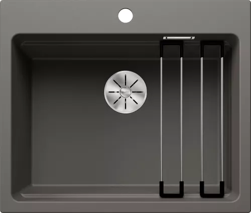 BLANCO ETAGON 6 Silgranit wulkaniczny szary, InFino, szyny