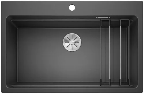 BLANCO ETAGON 8 Silgranit antracyt, InFino, szyny