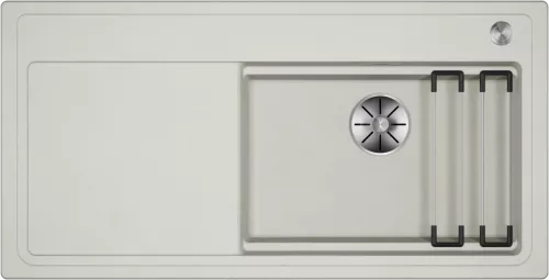 BLANCO ETAGON XL 6 S Silgranit delikatny biały prawa, korek auto., InFino, PushControl, szyny