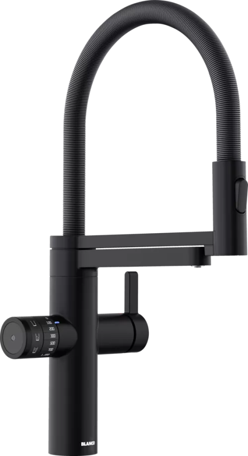 BLANCO EVOL-S Pro Soda czarny mat